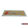 Audi Original RS4 Hinten Schriftzug Emblem Logo Chrom Rot - 8H0853740 2ZZ