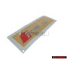 Audi Original RS4 Hinten Schriftzug Emblem Logo Chrom Rot - 8H0853740 2ZZ