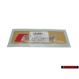 Audi Original RS4 Hinten Schriftzug Emblem Logo Chrom Rot - 8H0853740 2ZZ