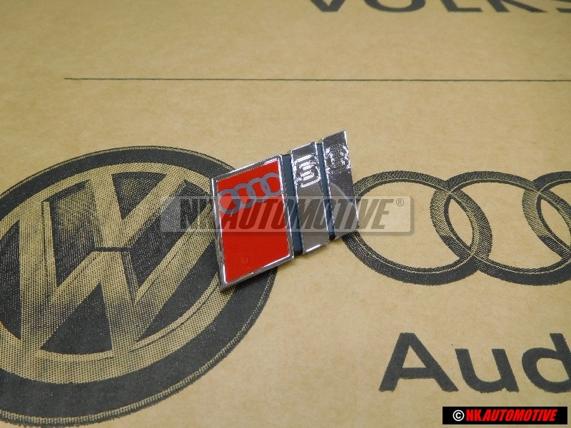 Audi Original S3 Vorne Kühlergrill Emblem Schriftzug Chrom - 8L7853736 2ZZ