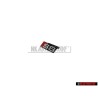 Audi Original S8 Vorne Kühlergrill Emblem Schriftzug Chrom - 4D0853736D 2ZZ