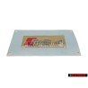 Audi Original RS4 Seitenleiste Schriftzug Emblem Logo Chrom Rot - 8E0853601