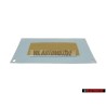 Audi Original RS4 Seitenleiste Schriftzug Emblem Logo Chrom Rot - 8E0853601