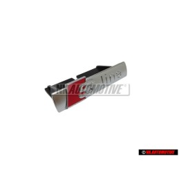 Audi Original S-LINE Vorne Kühlergrill Emblem Schriftzug Chrom - 8P4853736A 2ZZ
