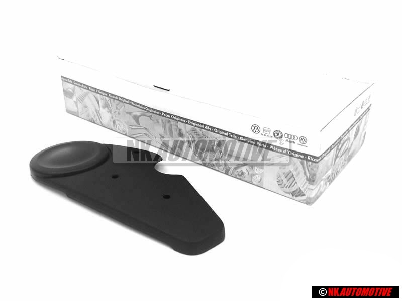 VW Original Verkleidung Ohne Loch Satinschwarz - 191881477 LX6