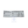 VW Original Kennschild Für Reifendruck - 2D0010231J