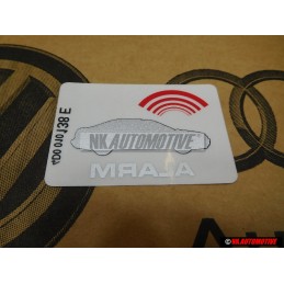 Audi Original Kennschild 'Alarm' - 443010026H