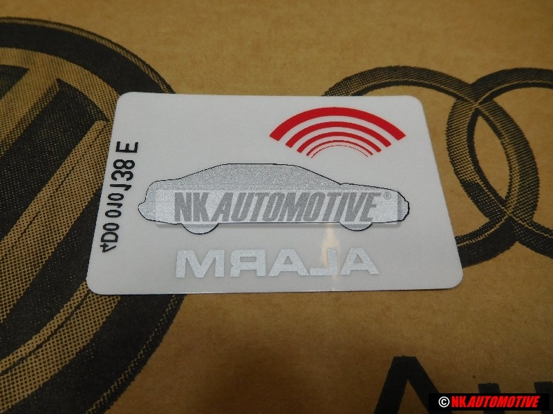 Audi Original Kennschild 'Alarm' - 443010026H
