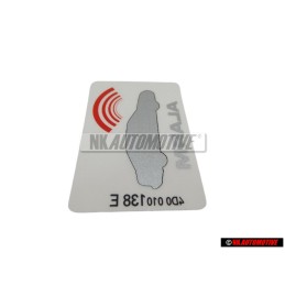 Audi Original Kennschild 'Alarm' - 443010026F