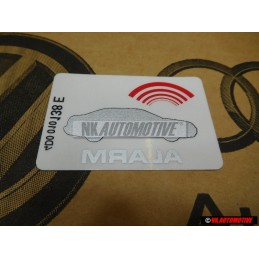 Audi Original Kennschild 'Alarm' - 443010026J