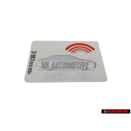 Audi Original Kennschild 'Alarm' - 443010026J