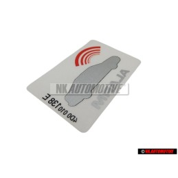 Audi Original Kennschild 'Alarm' - 443010026J