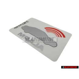 Audi Original Kennschild 'Alarm' - 443010026J