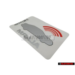 Audi Original Kennschild 'Anti Theft' - 443010016M