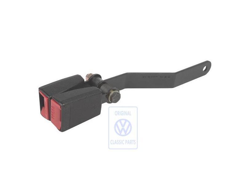 VW Original Doppelgurtschloss Satinschwarz - 2D0857488 01C