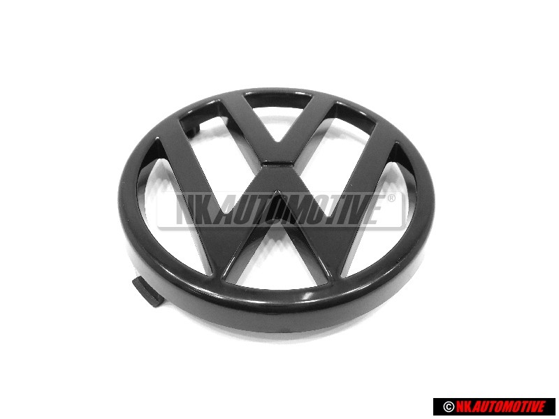 VW Original Vorne Kühlergrill Emblem Logo Zeichen Schwarz - 165853601A