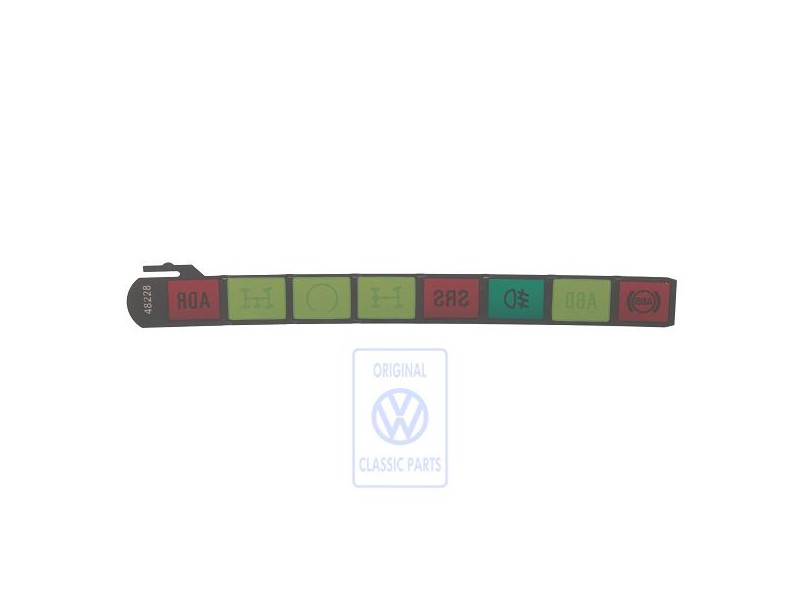VW Original Symbolträger Für Kontroll- Leuchten - 2D0919218F