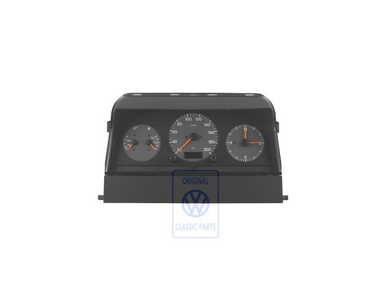 VW Original Kombiinstrument Satinschwarz - 2D0919850K 01C