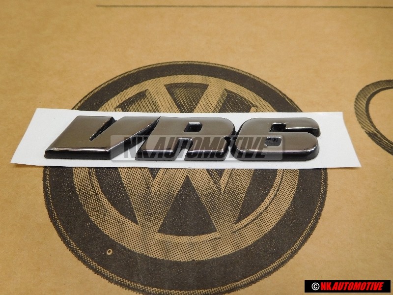 VW Original VR6 Hinten Schriftzug Emblem Logo Chrom - 3A0853675