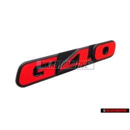 VW Original G40 Vorne Kühlergrill Emblem Schriftzug Rot - 871853679D