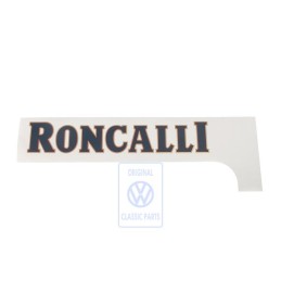 VW Original Folienschriftzug Blau/Rot/Gold - 2K5853685 WL4