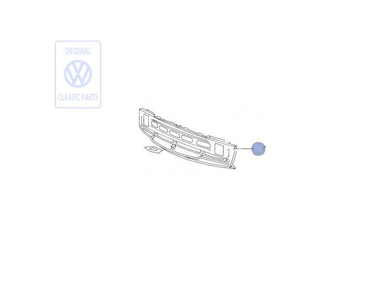 VW Original Abschlussblech Vorn - 321805581J