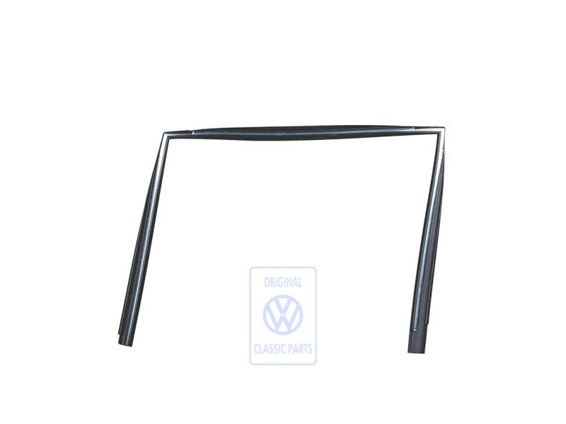 VW Original Fensterführung Satinschwarz/Chrom - 331839440E HU1