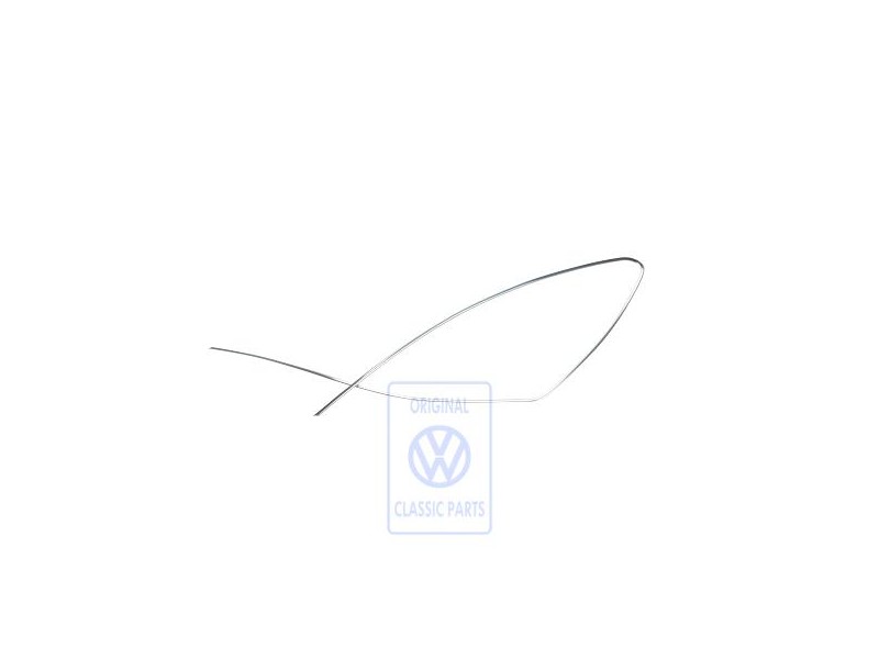 VW Original Zierleiste Für Seitenscheibe Chrom - 331853348B 7ZN