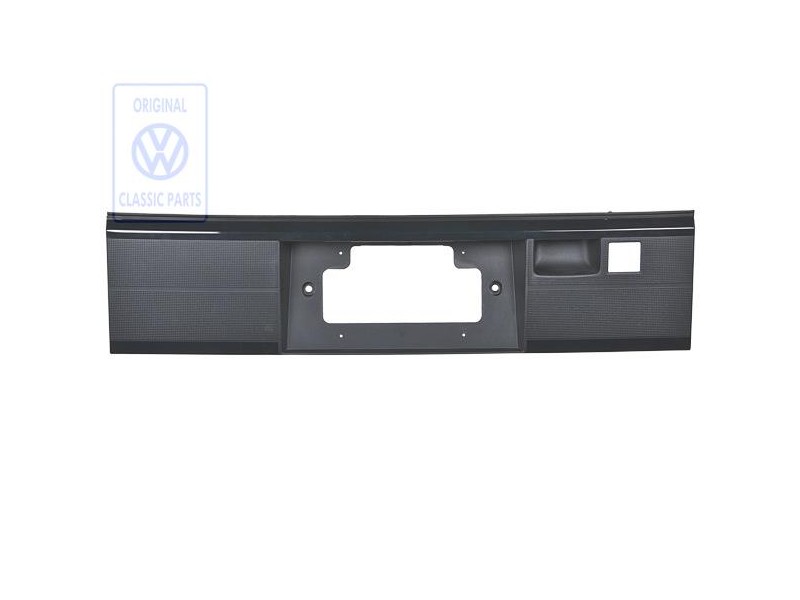 VW Original Blende Für Kennzeichen Satinschwarz - 333853481A 01C