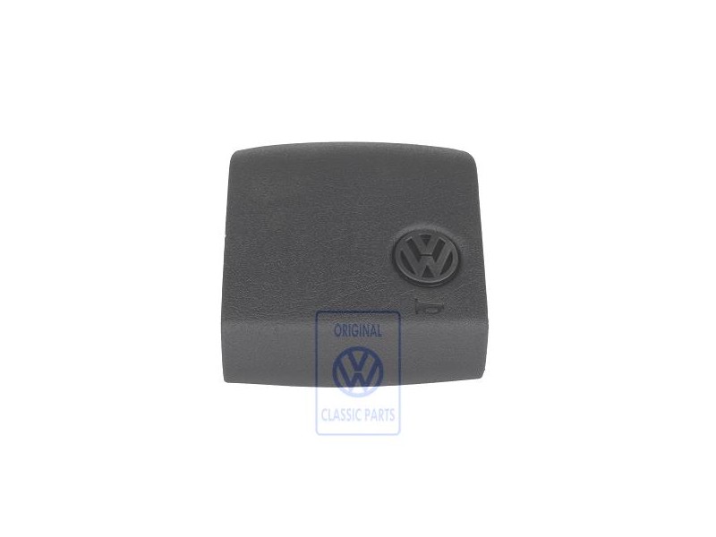 VW Original Signalhorntaste Satinschwarz - 357419669B 01C