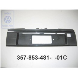 VW Original Blende Für Kennzeichen Satinschwarz - 357853481 01C