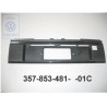 VW Original Blende Für Kennzeichen Satinschwarz - 357853481 01C