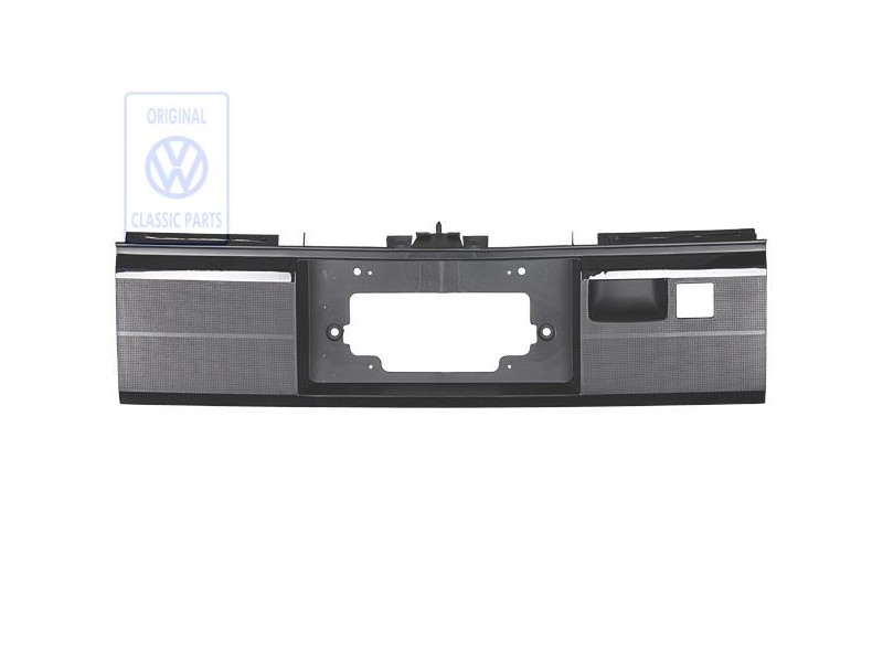 VW Original Blende Für Kennzeichen Satinschwarz - 357853481A 01C